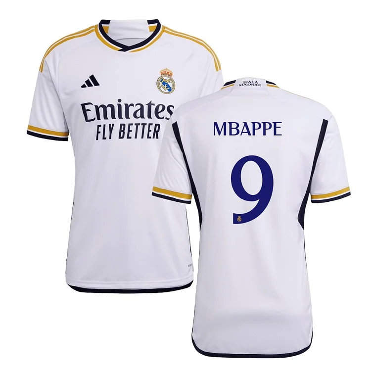 Real Madrid Kylian Mbappé 9 Home Trikot 2023-2024