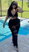 Ripped Fringed Casual Trousers Set