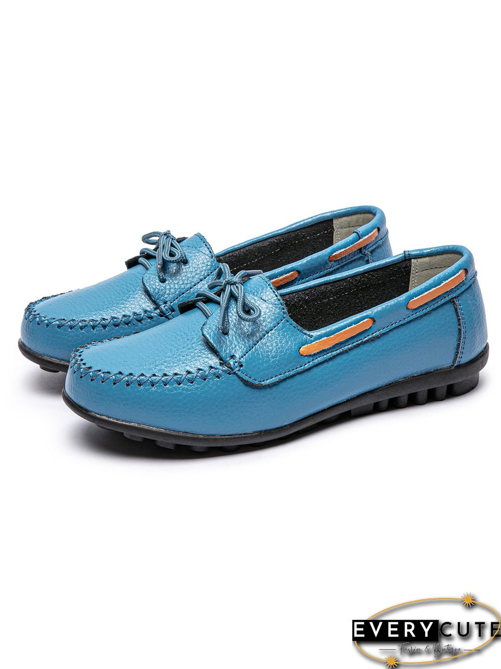 Retro Casual Simple Lace-up Flat Shoes