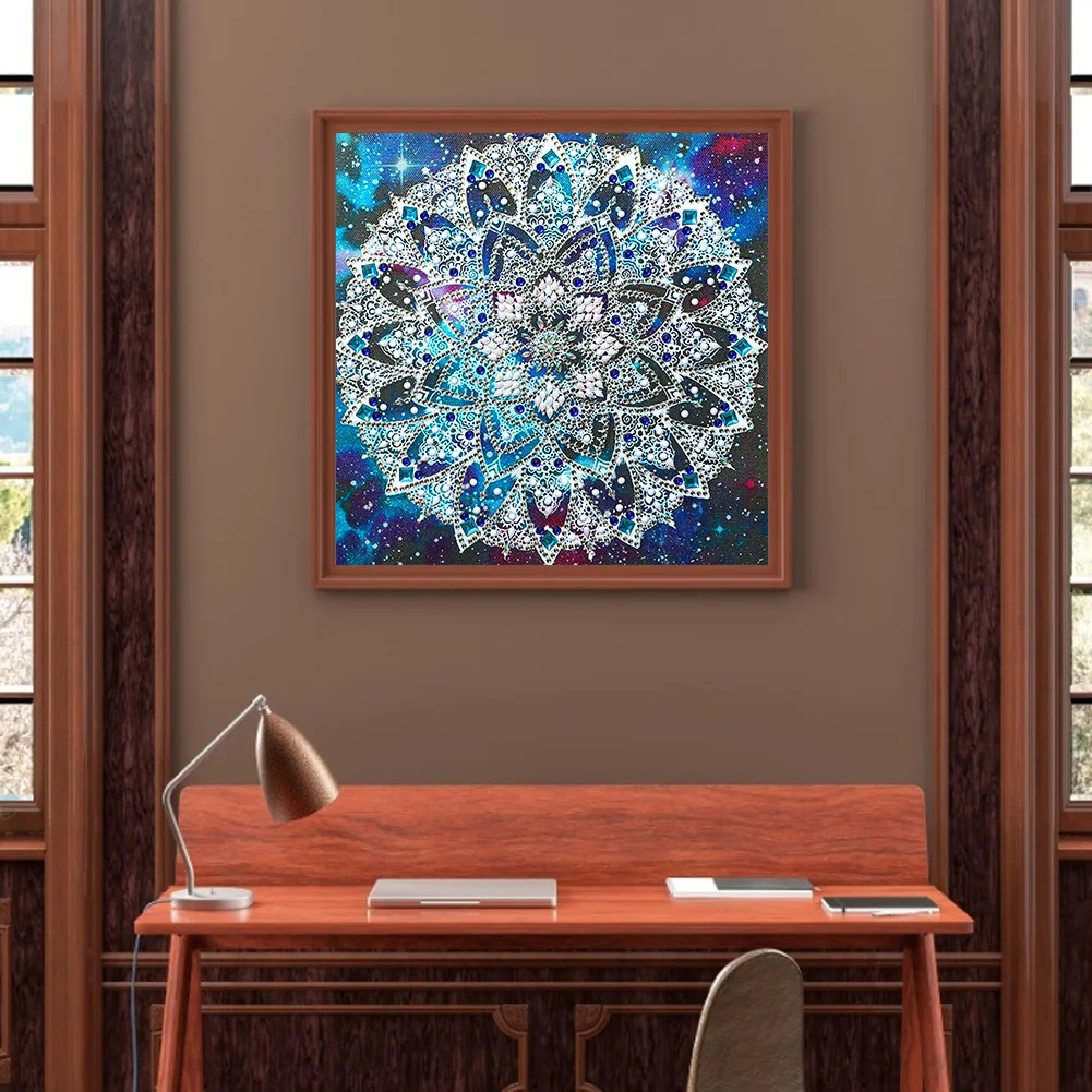 Diamond Painting - Special Shaped Drill - Mandala(Canvas|30*30cm)