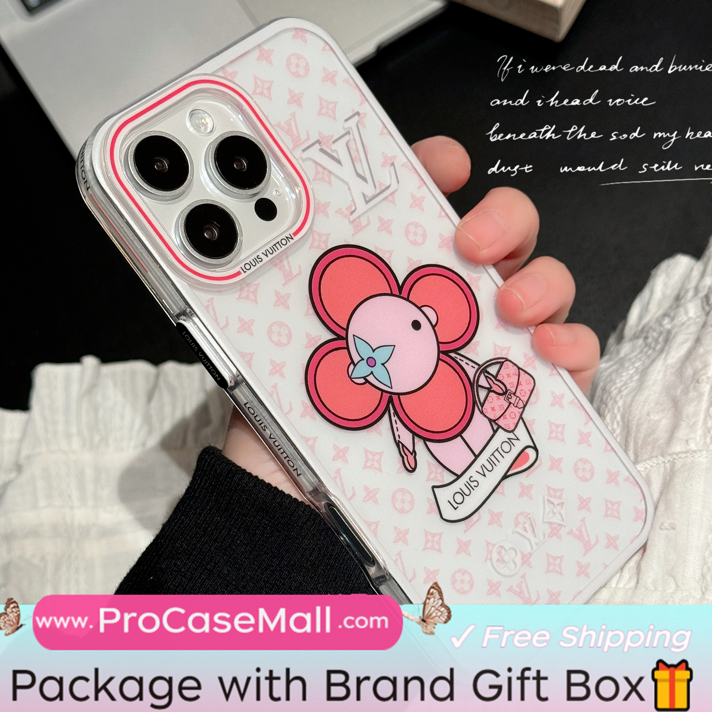 LOUIS VUITTON Vivian Cute Apple iPhone Case