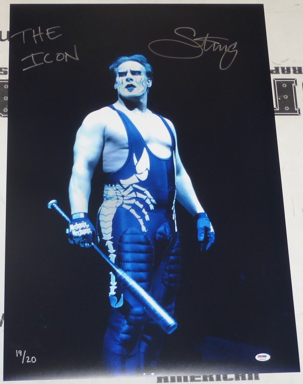 Sting Signed WWE 20x30 Photo Poster painting PSA/DNA COA Picture The Icon Autograph WCW TNA AEW