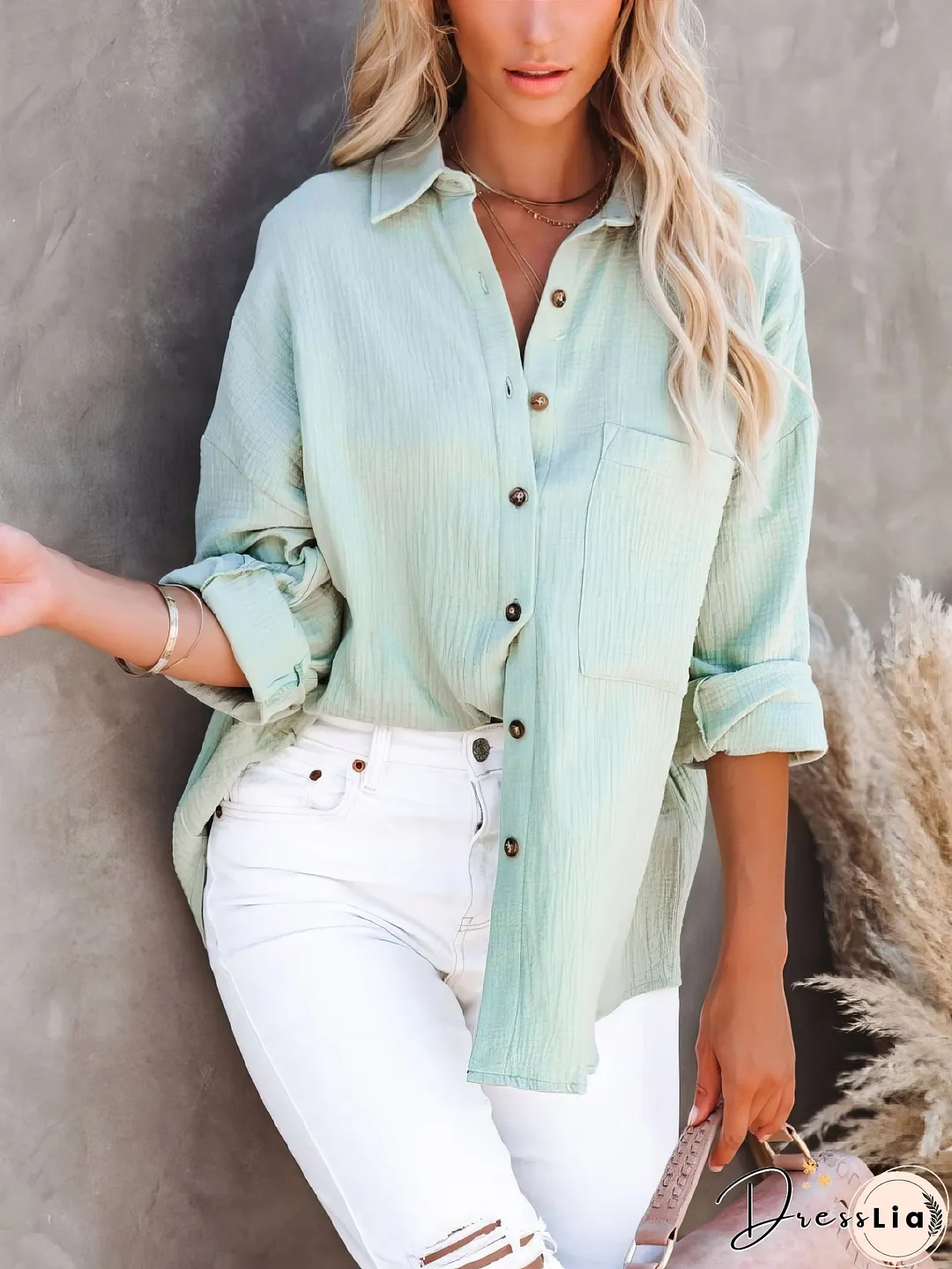 Checkered Long Sleeve Shirt