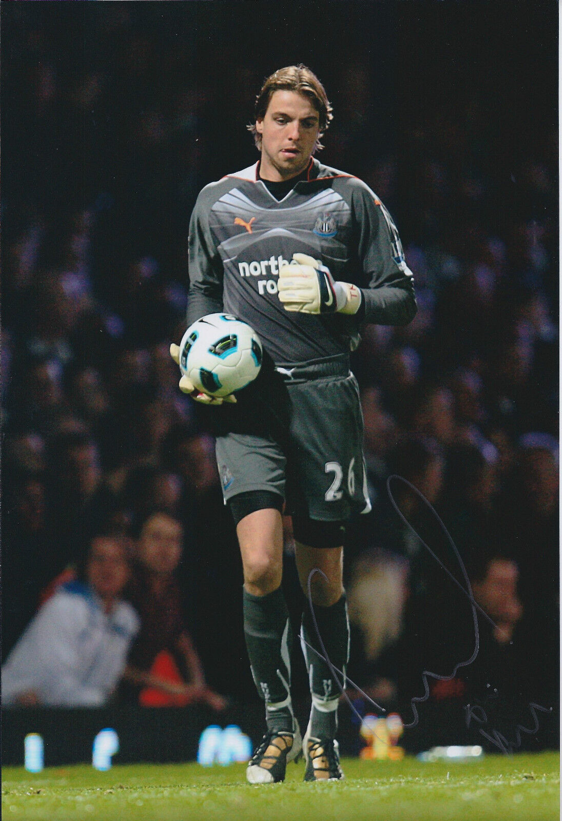 Tim KRUL SIGNED Autograph Newcastle United Signed 12x8 Photo Poster painting AFTAL COA Authentic