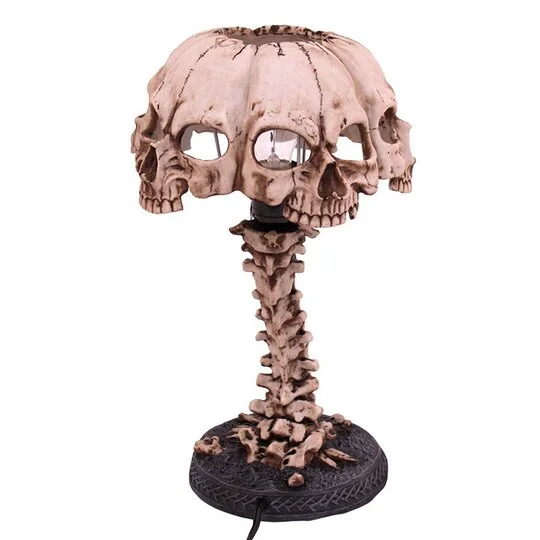 Halloween Atrocity Skull Lamp