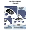 Under Pillow Speaker HiFi Sound White Noise Digital Display Long Battery Life Mini Sleeping BT Speaker for Side Sleepers Bedroom Travel