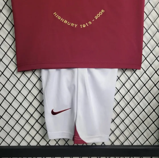 Retro 04/05 Arsenal Home Kids Kit Football Jersey Thai Quality