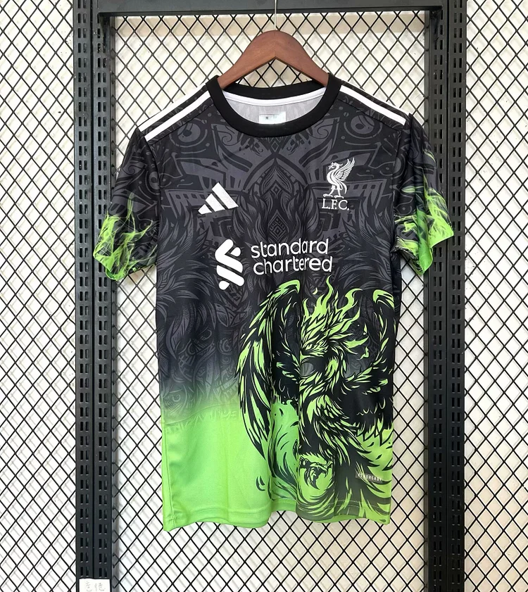 2025-26 Liverpool Phoenix Green and Black Special Edition - Jersey - Fan Edition