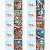 (US Only)10PCS DIY Diamond Art Greeting Cards Xmas Designs for Festivals and Celebrations