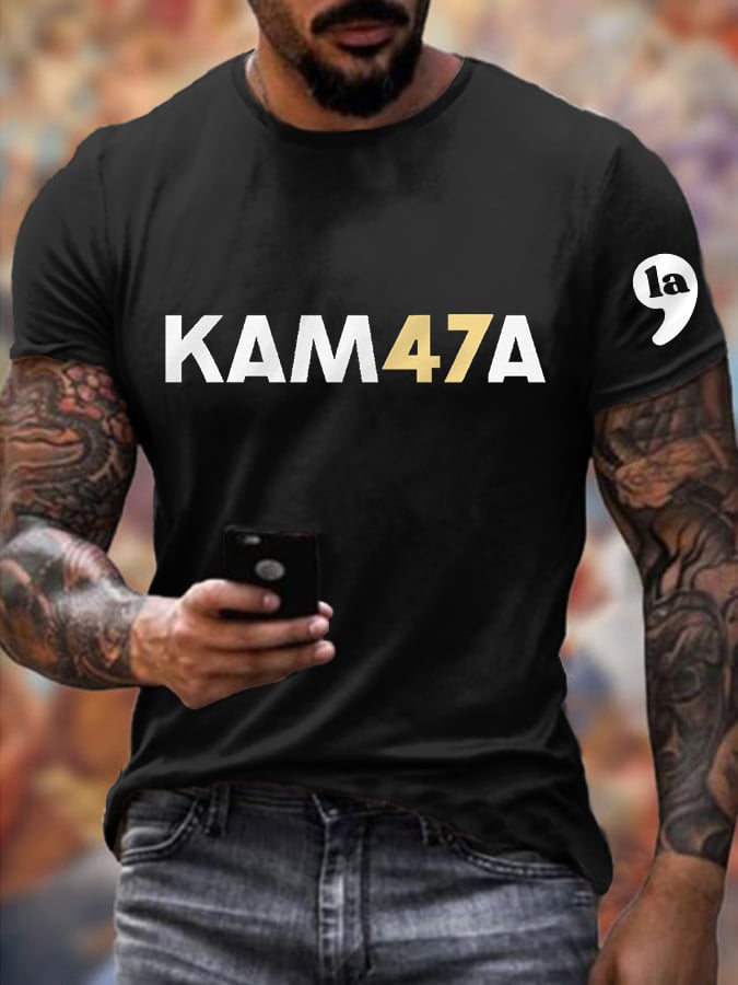 Men's KAM47A Printed T-Shirt