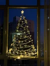 Christmas Tree for Your Window | DIY Illuminated Christmas Tree - Decorative Hanging Item for Living Room/Balcony Glass Space