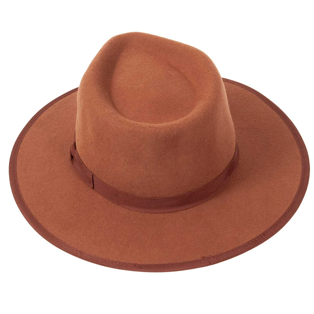 Bondi - Mens Wide Brim Felt Fedora Hat