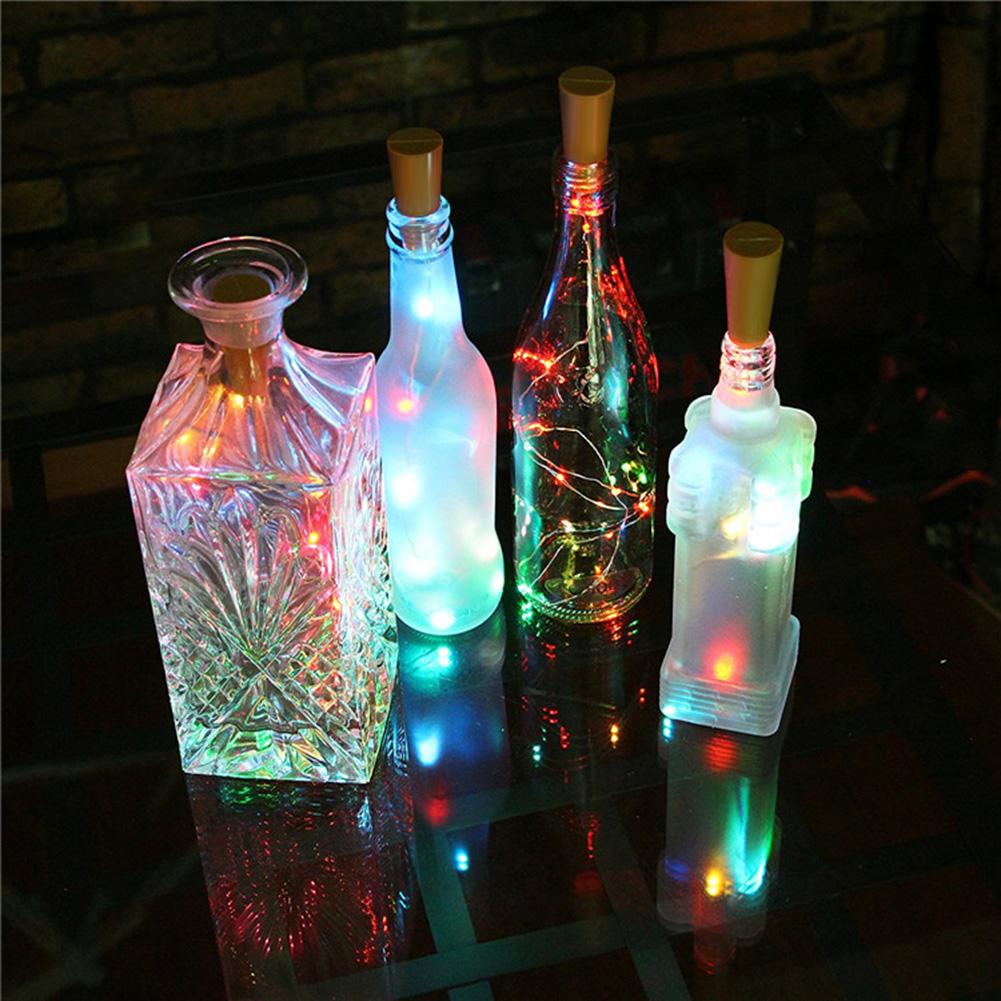 

2M 20 LED Cork Stopper Copper-Curtain String Night Light, Yellow, 501 Original