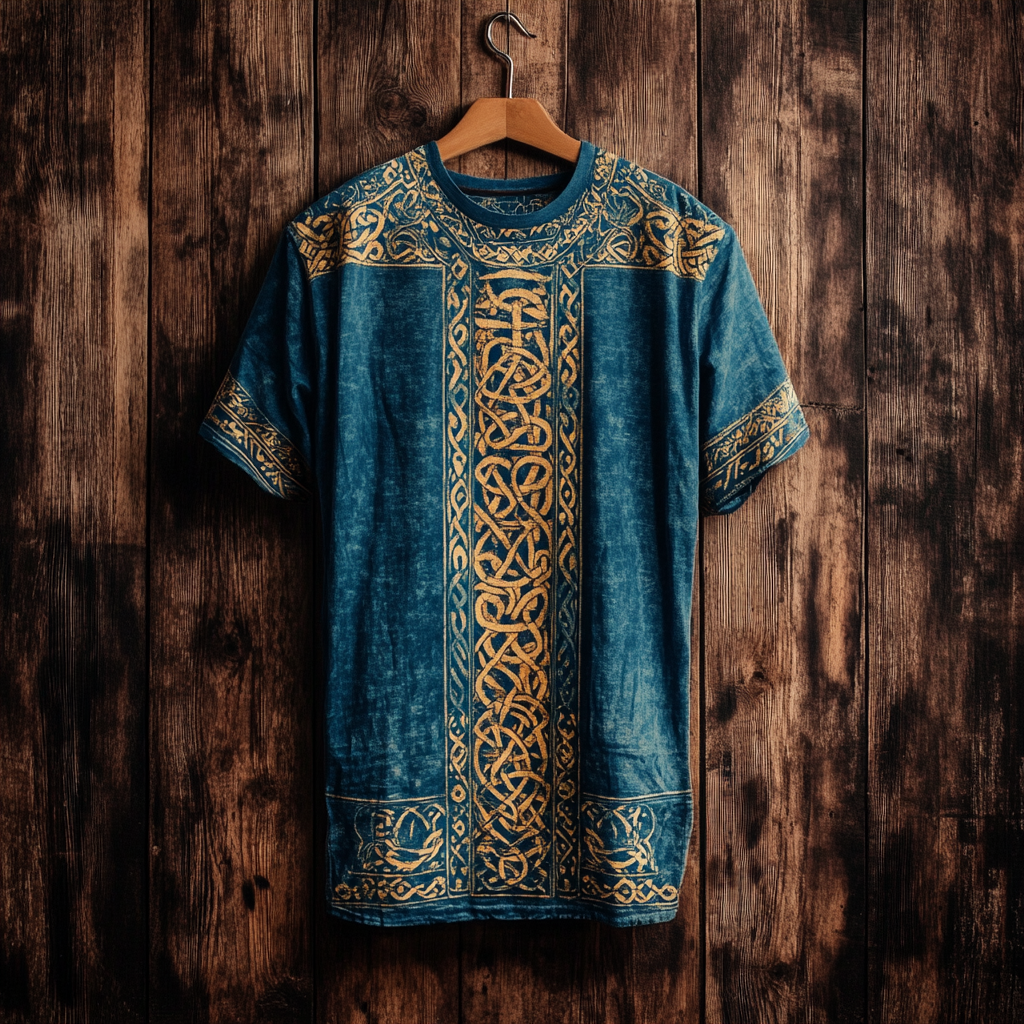 Men's Viking Nordic Celtic Golden Knot 3D Print T-shirt / Rvogue / Rvogue