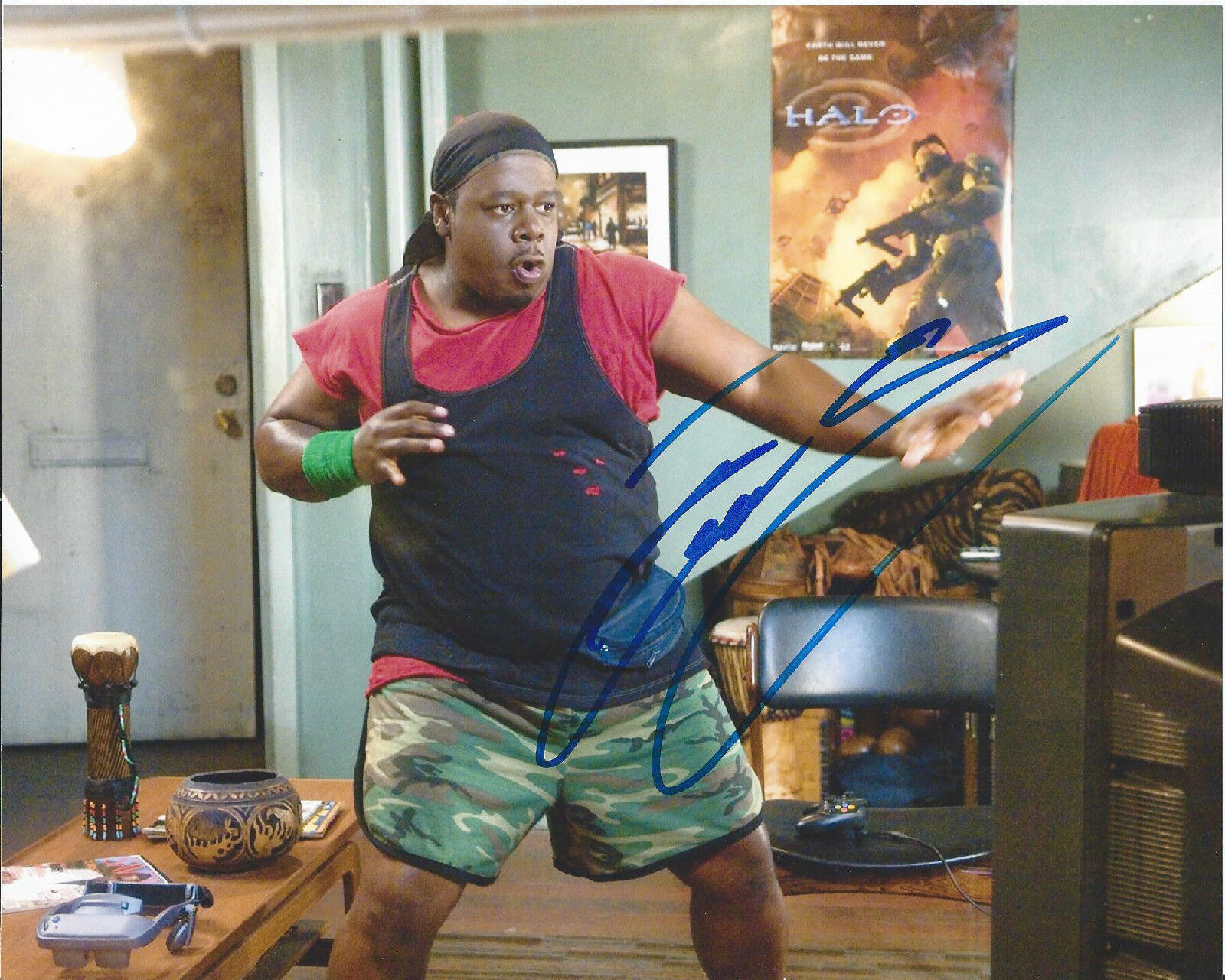 COMEDIAN CEDRIC THE ENTERTAINER HAND SIGNED AUTHENTIC 8X10 Photo Poster painting COA MADAGASCAR!