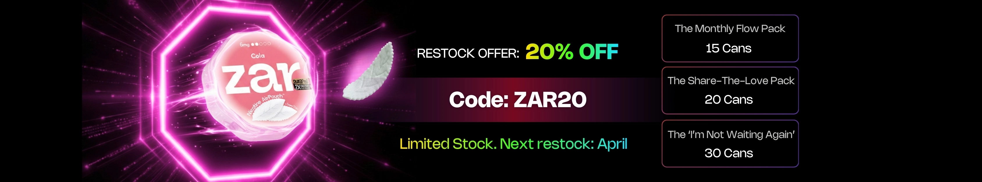 zar Nicotine AirPouch | zarpouch.shop