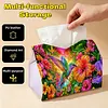 DIY PULeather Diamond Painting Tissue Box for Adults Beginners Large Size Diamond Art Paper Storage Holder for Living Room Bathroom Table Decor