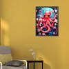 >SALE<5D DIY Full Round Drill Diamond Painting Octopus Home Decor Art Craft 30x40cm