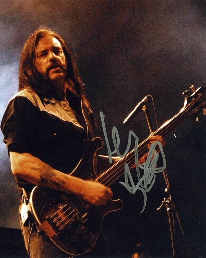 Lemmy Kilmistert Autographed Signed 8x10 ( Motorhead ) Photo Poster painting REPRINT