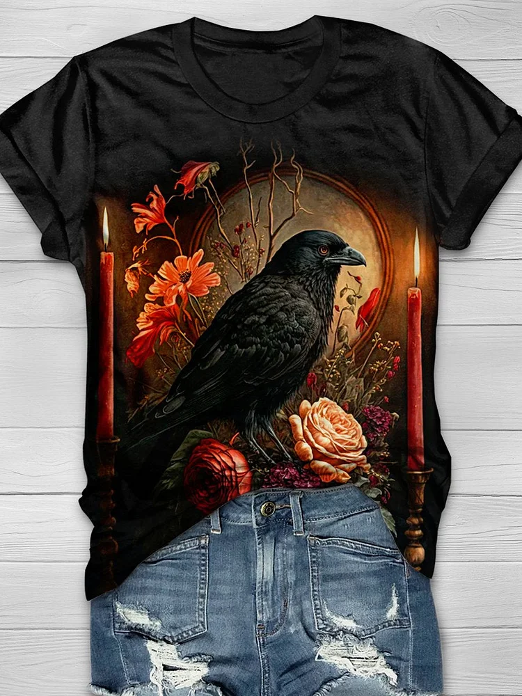 Halloween Crow T-shirt