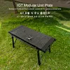 Camping IGT Table Board Kitchen Stainless Steel Table Board Storage Bag Included
