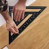 12 Inch Triangle Ruler Metric Angle Ruler Measuring Square Ruler Carpenter Tools
