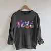 Unisex Halloween Ghost Neon Printed Sweatshirt