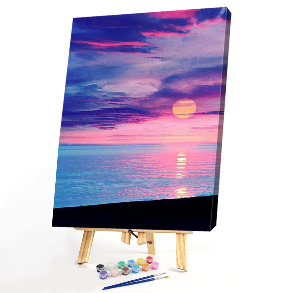

40x50cm - Paint By Numbers Sunrise, 501 Original