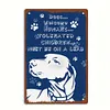 Dog Phrase - Vintage Metal Signs(8*12Inch)