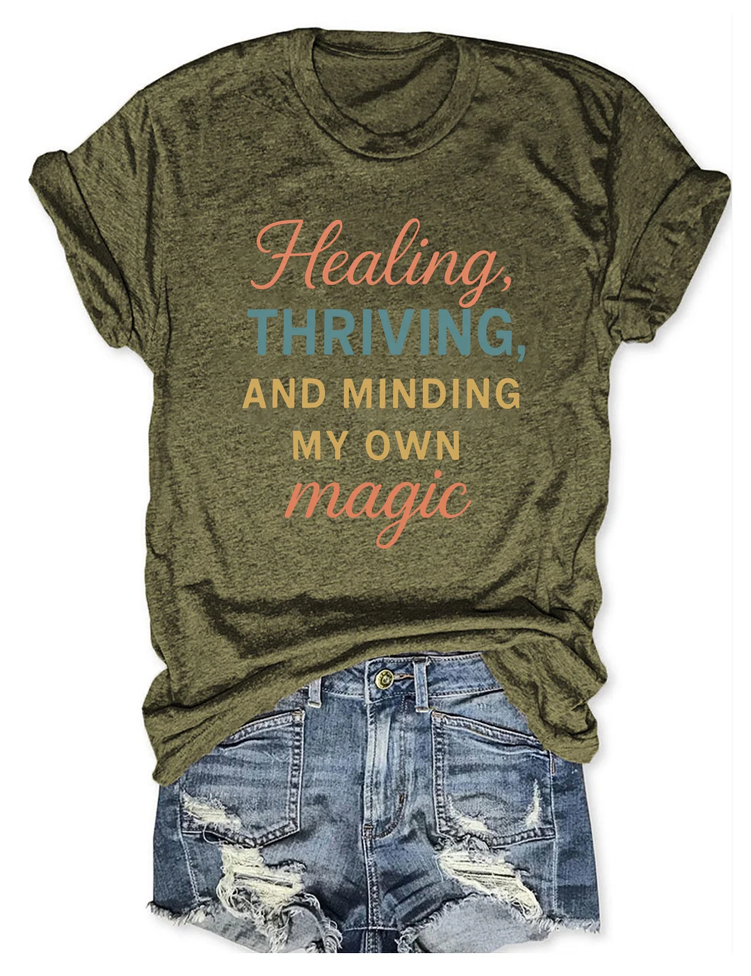 Healing Traveling And Minding My Own Magic T-shirt
