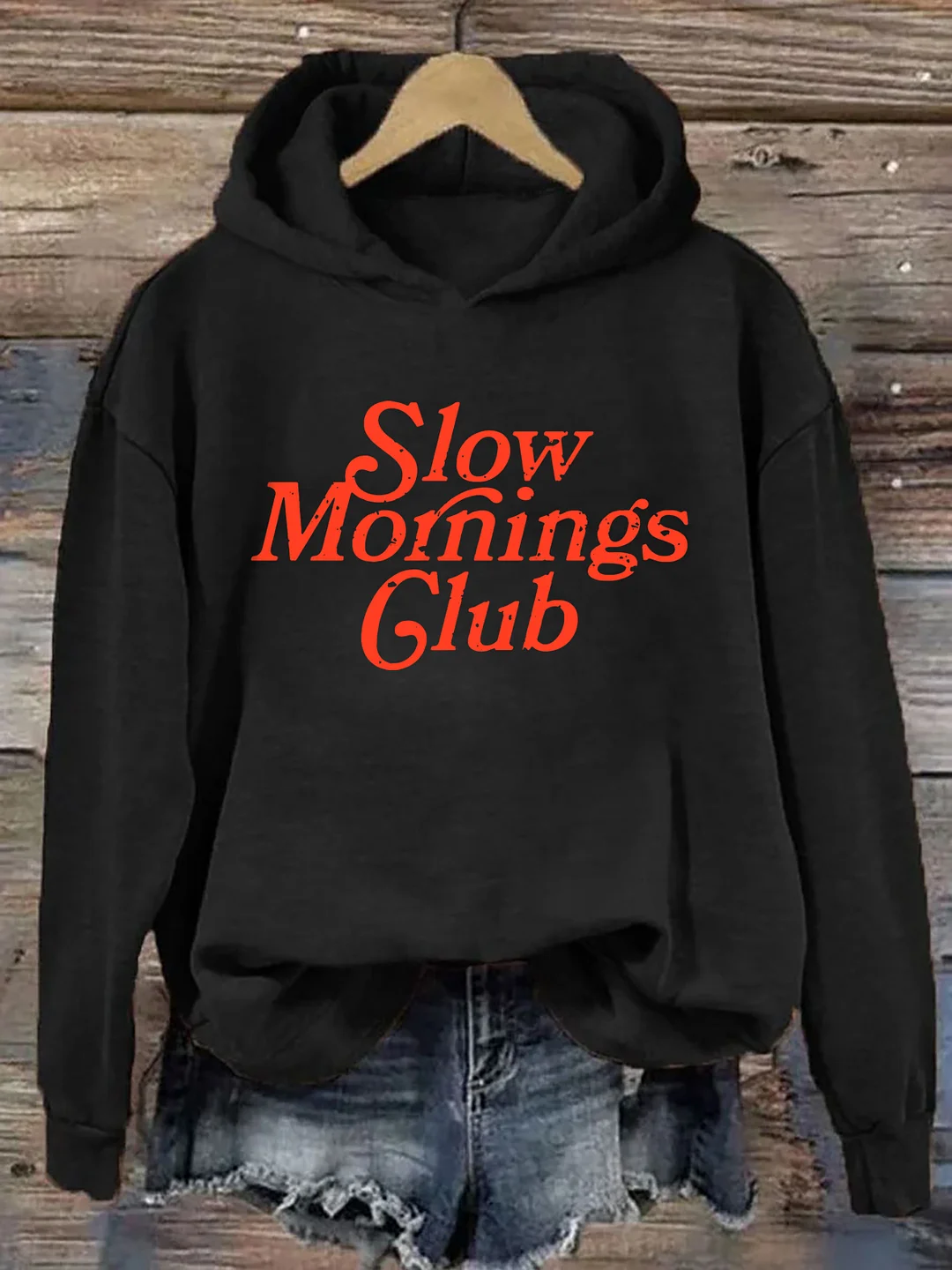 Slow Mornings Club Hoodie
