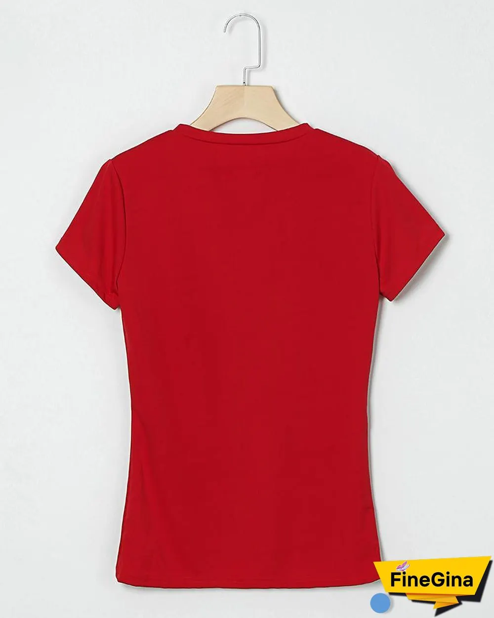 Beaded Detail Short Sleeve T-Shirt P10177