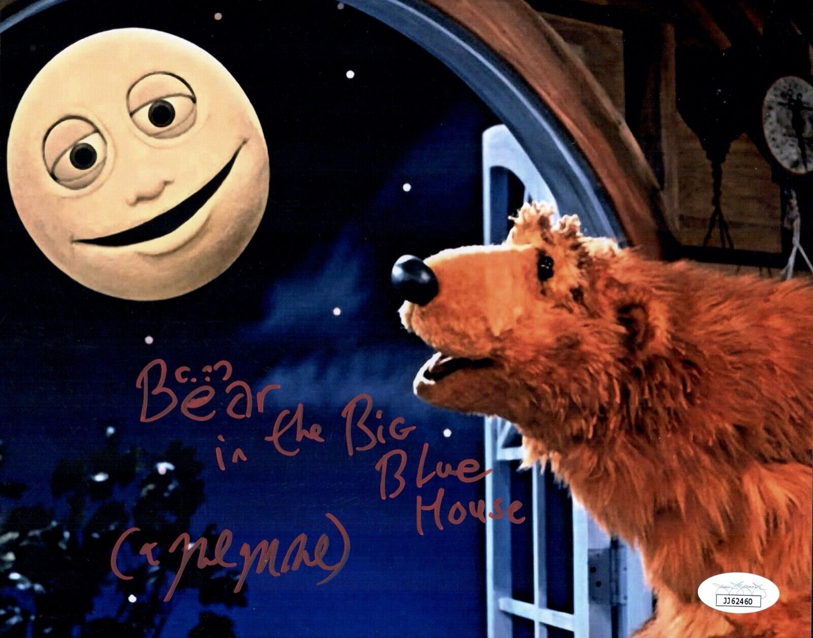 NOEL MACNEAL Signed BEAR IN THE BIG BLUE HOUSE 8x10 Photo Poster painting Autograph JSA COA Cert