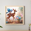 Diamond Painting-DIY Round Drill Elk Blue(40*40CM)