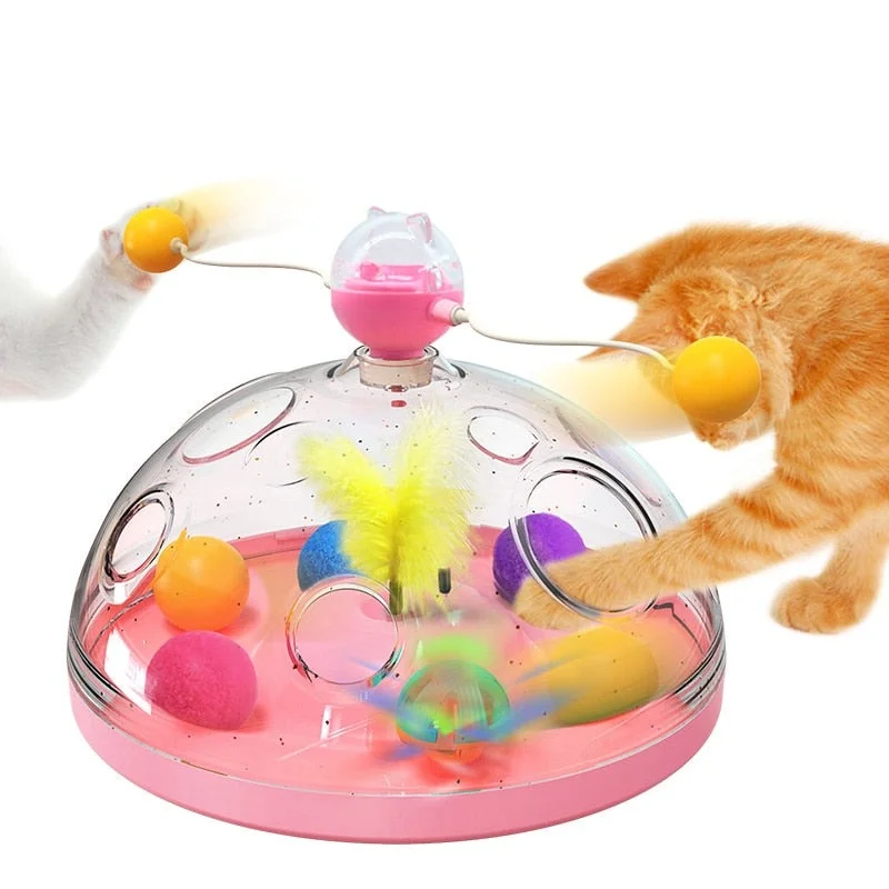 Windmill Interactive Turntable Cat Toy