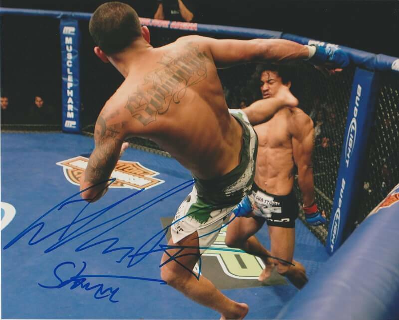 Anthony Showtime Pettis UFC Autographed Signed 8x10 Photo Poster painting CFS Strikeforce COA