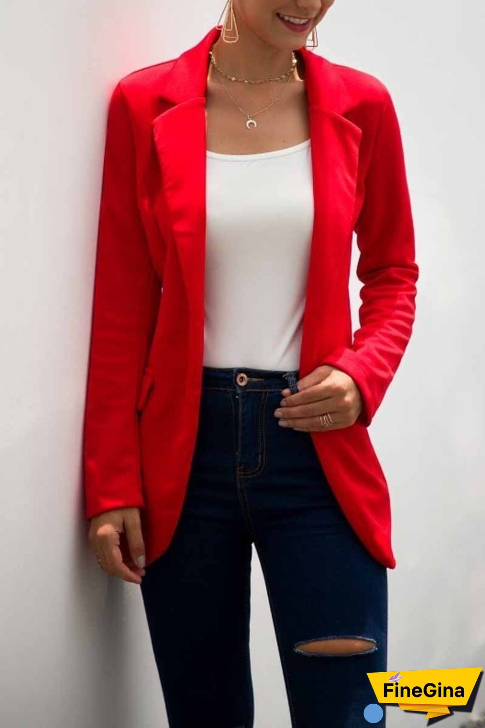 Simple Design OL Style Suit 3 Colors