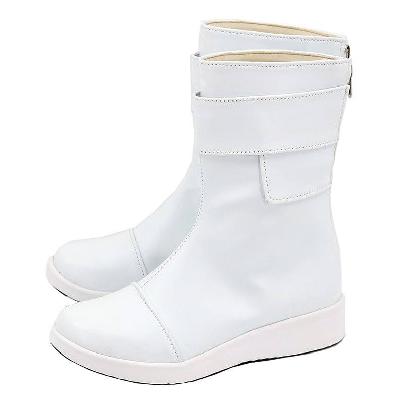 Akudama Drive Cutthroat Satsujinki White Cosplay Shoes