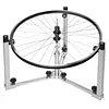 [US Local Warehouse] Universal Bicycle Wheel Truing Weaving Stand Adjustable Bicycle Wheel Lacing Tool Rim-Safe & Foldable Spoke Holder for Efficient Repair and Spoke Braiding