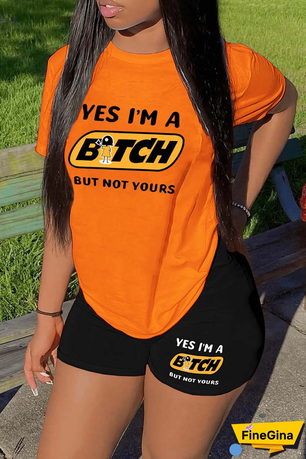 Blue Red Casual Print Basic O Neck Short Sleeve Two Pieces