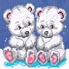 Bead Embroidery - Full Printed 9CT Bears(20x20 CM)