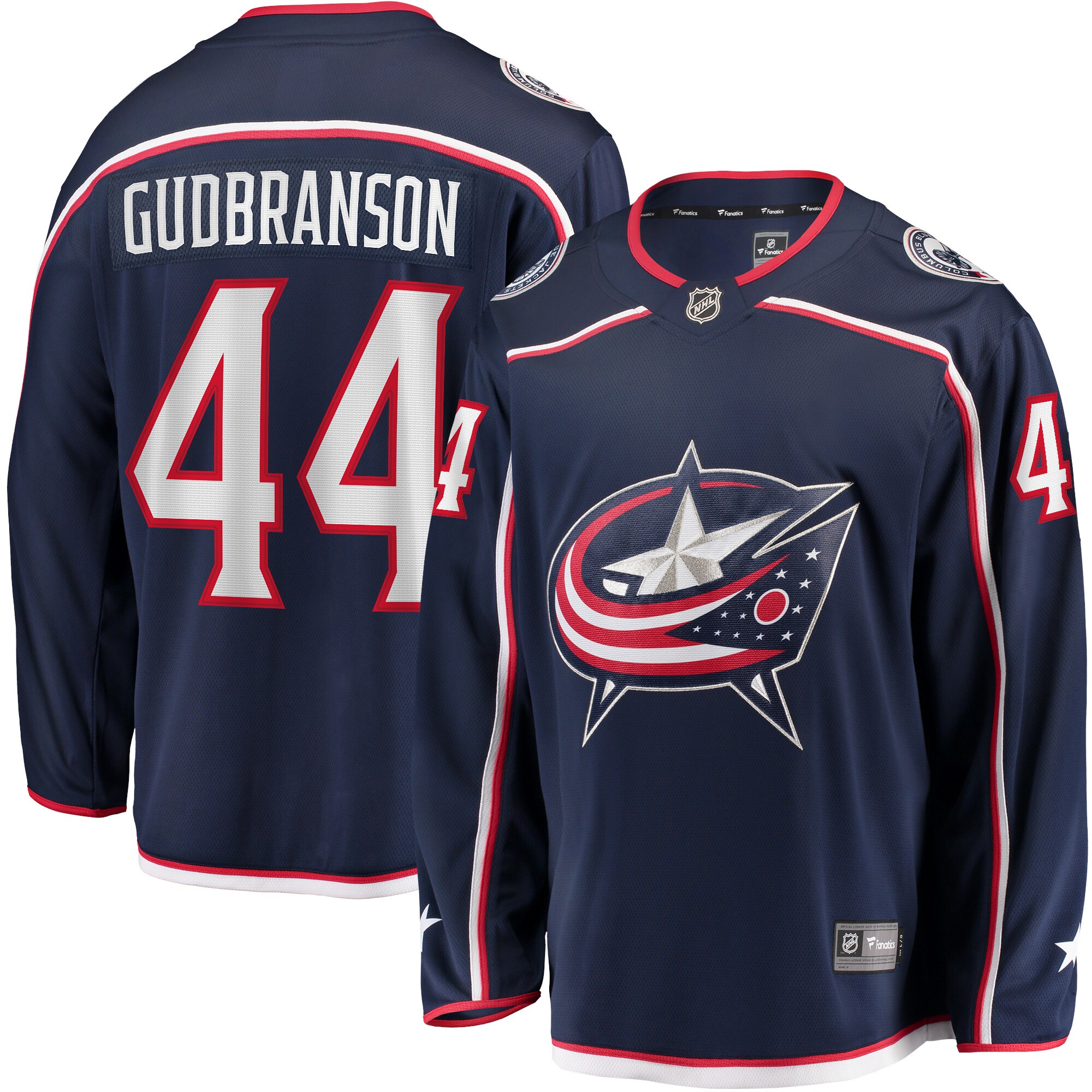 Erik Gudbranson Columbus Blue Jackets Fanatics Home Breakaway   Jersey – Navy mysite