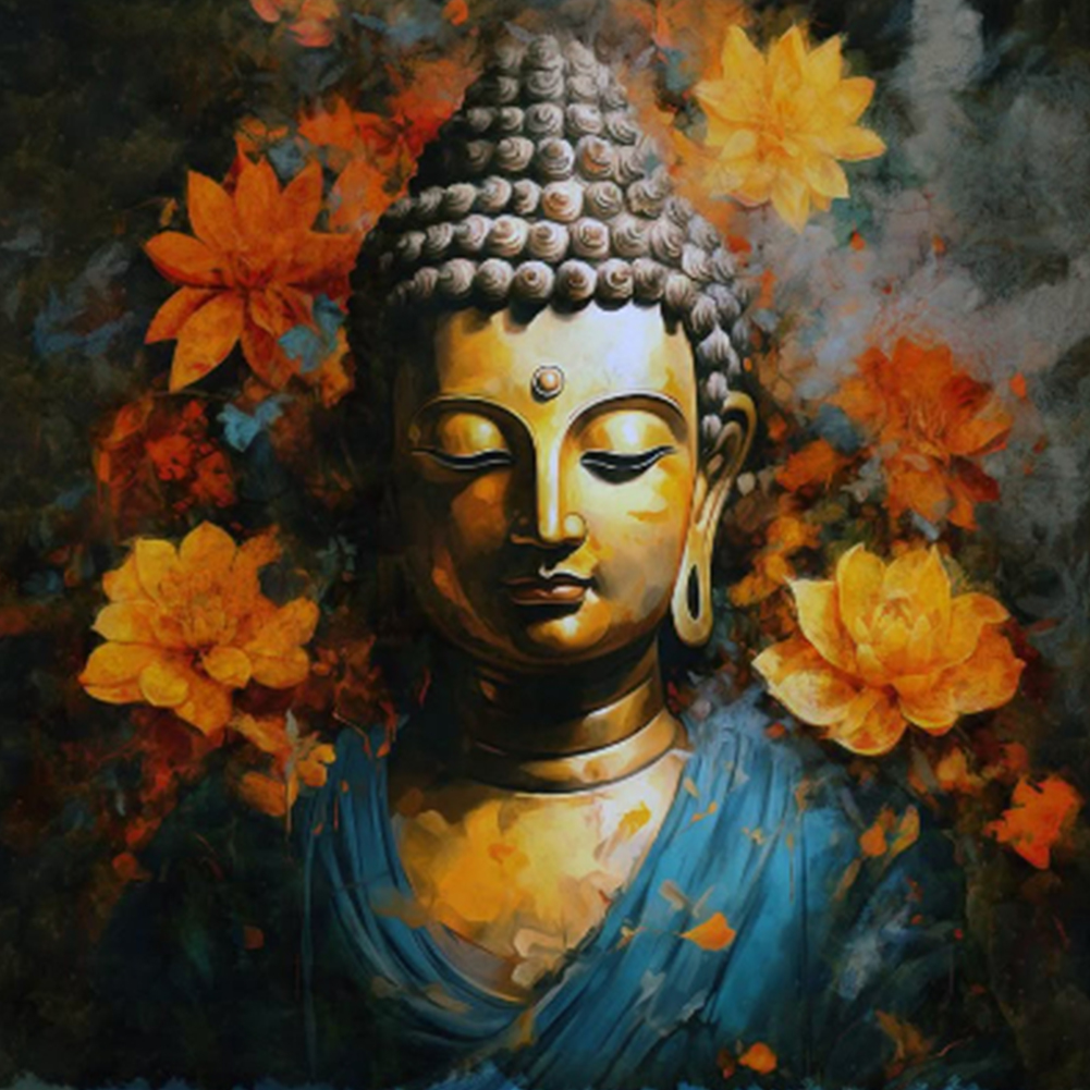 Buddha 40*40cm(canvas) full round drill diamond painting