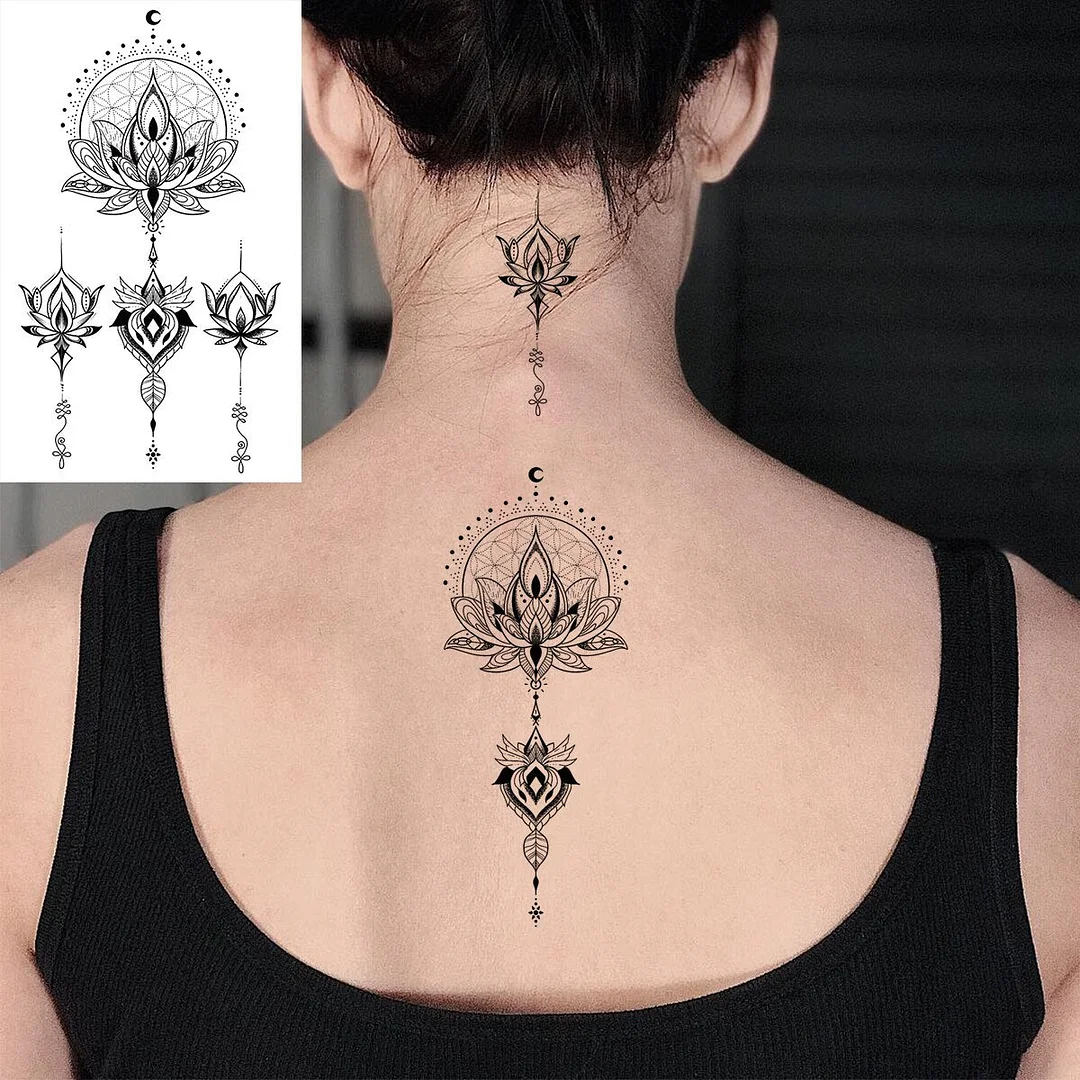 Black Whale Fashion Arm Temporary Tattoos For Women Girl Butterfly Swallow Fake Tattoo Sticker Body Art Waterproof Tatoo Sticker