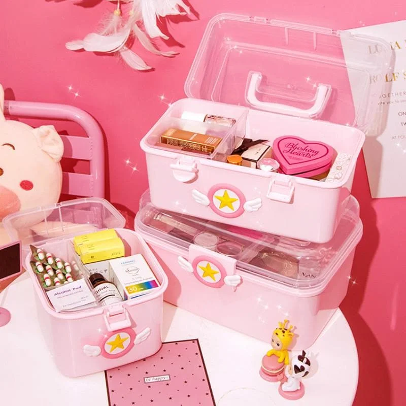 Cute Pink Storage Boxs SP14882