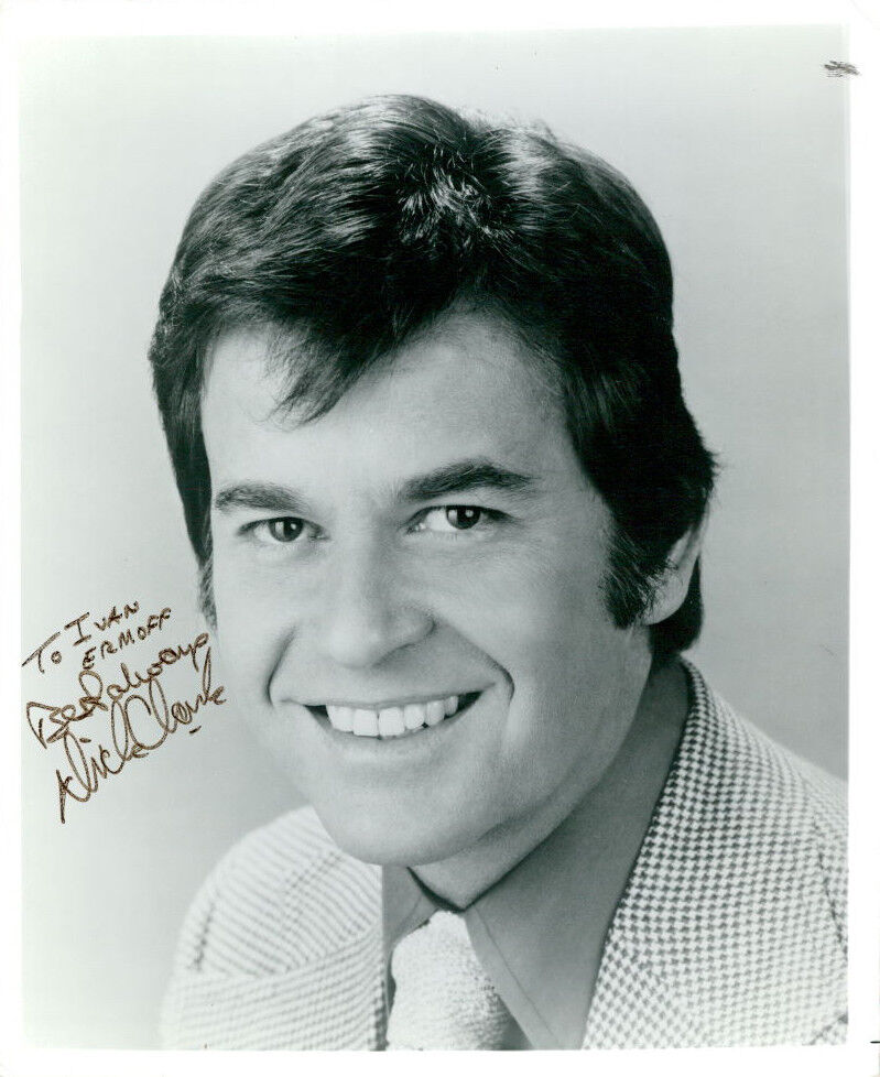 Dick Clark (Vintage, Inscribed) signed Photo Poster painting COA