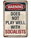 Warning - Vintage Metal Signs(12*16Inch) - Warning