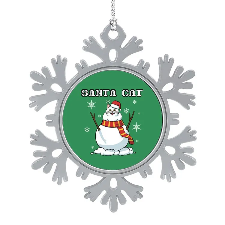 Personalized  Christmas Hanging Snowflake Decorations Christmas