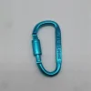 High quality bold 8CM D-shaped aluminum alloy carabiner with lock, quick hanging nut buckle