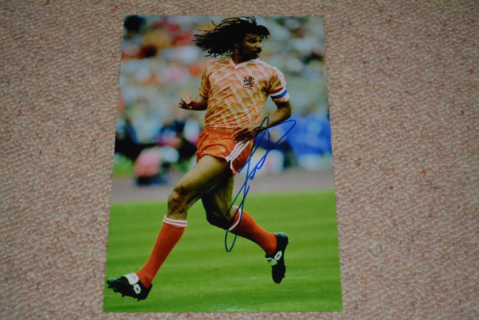 RUUD GULLIT signed autograph In Person 8x12 (20x30 cm) HOLLAND